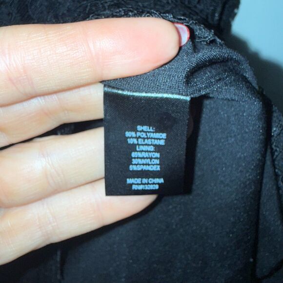 NBD Lace Kurt Cut Out Mini Dress - Black S - Picture 6 of 9